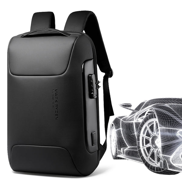 Mochila Anti Theft Laptop Backpack, Black