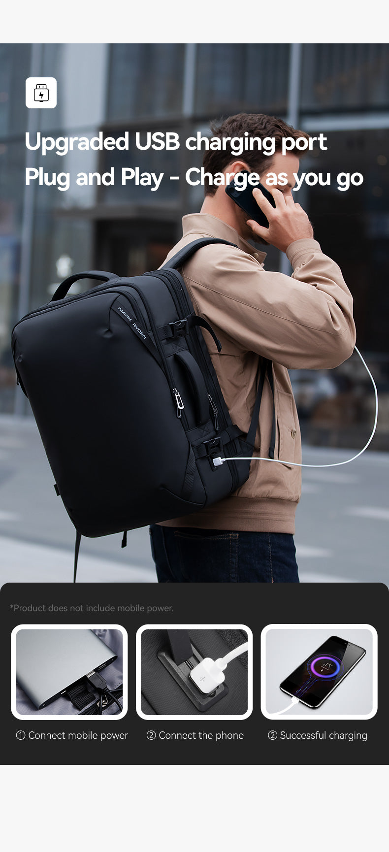 Sierra Multifunctional Travel Backpack